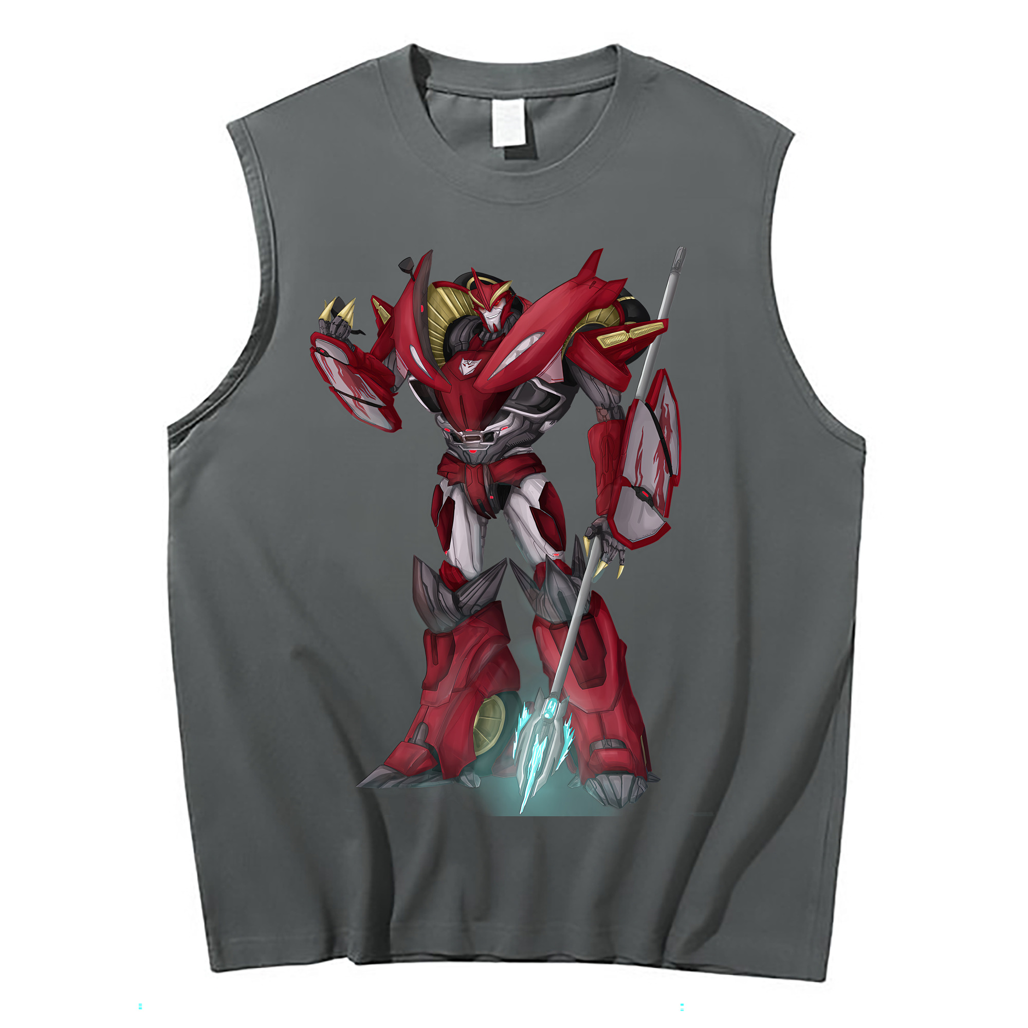 （画像用） Transformers トランスフォーマー コットン100％タンクトップ（フロントプリント）